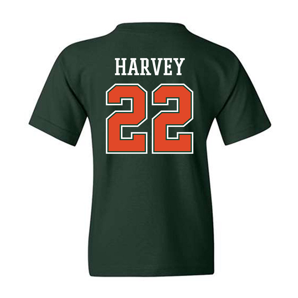 Miami - NCAA Women's Volleyball : Asia Harvey - Graphic Youth T-Shirt-1