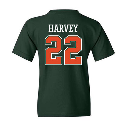 Miami - NCAA Women's Volleyball : Asia Harvey - Graphic Youth T-Shirt-1