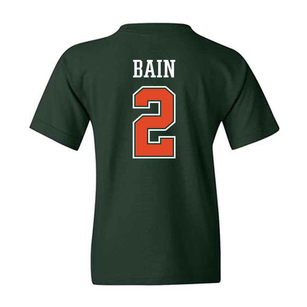 Miami - NCAA Women's Volleyball : Avery Bain - Graphic Youth T-Shirt-1