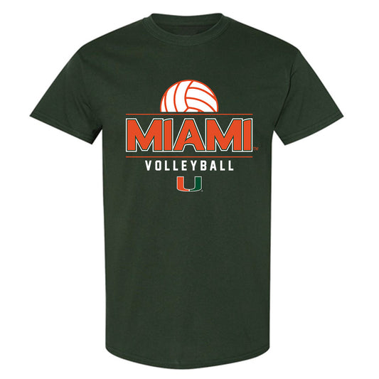 Miami - NCAA Women's Volleyball : Denitsa Angelova - Graphic T-Shirt-0