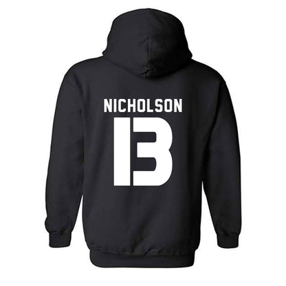 Miami - NCAA Women's Soccer : Crosby Nicholson - Replica Shersey Hooded Sweatshirt-1