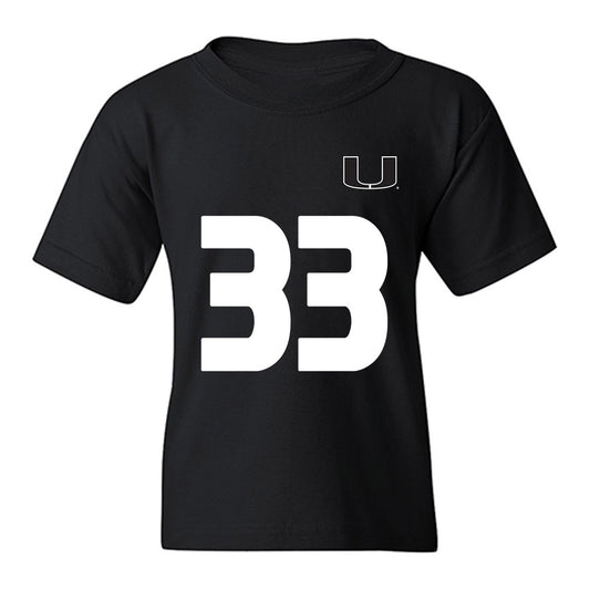 Miami - NCAA Women's Soccer : Atlee Olofson - Replica Shersey Youth T-Shirt-0