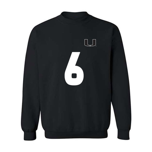 Miami - NCAA Women's Soccer : Jaileah Mcpherson - Replica Shersey Crewneck Sweatshirt-0
