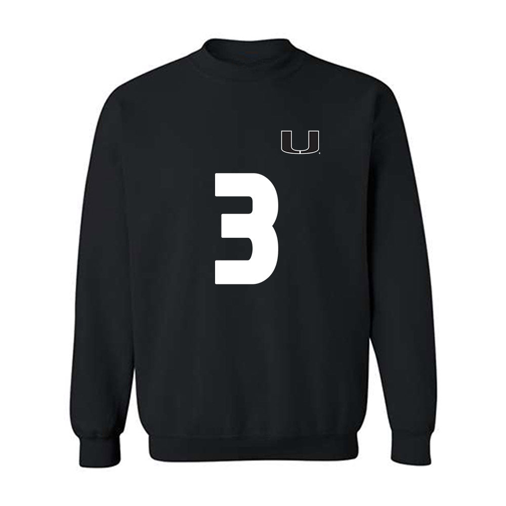 Miami - NCAA Women's Soccer : Noelle Simmons - Replica Shersey Crewneck Sweatshirt-0