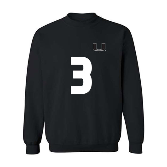 Miami - NCAA Women's Soccer : Noelle Simmons - Replica Shersey Crewneck Sweatshirt-0