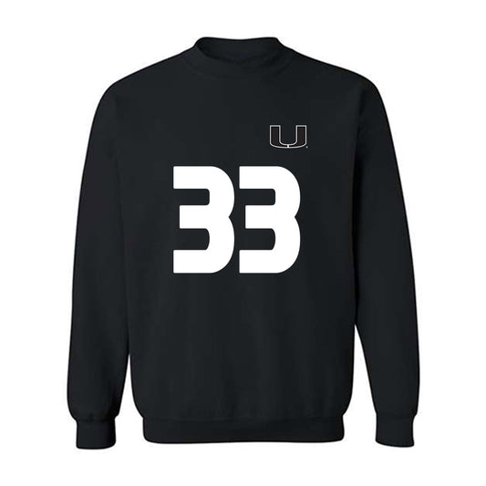 Miami - NCAA Women's Soccer : Atlee Olofson - Replica Shersey Crewneck Sweatshirt-0