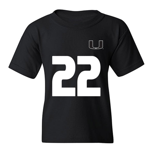 Miami - NCAA Women's Soccer : Sara Groseibl - Replica Shersey Youth T-Shirt-0