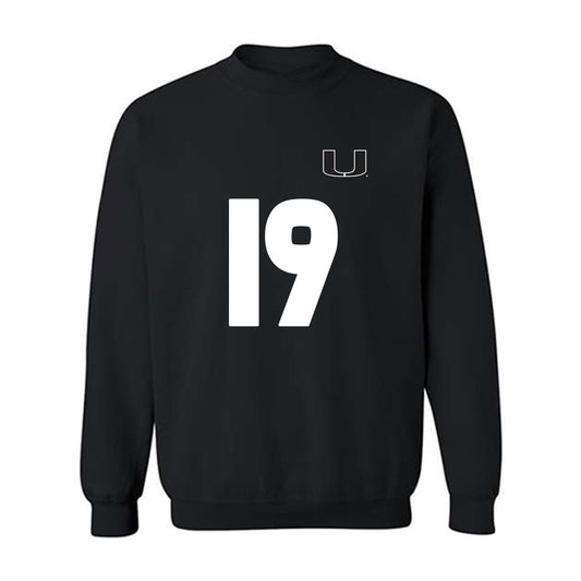 Miami - NCAA Women's Soccer : Maddie Landers - Replica Shersey Crewneck Sweatshirt-0
