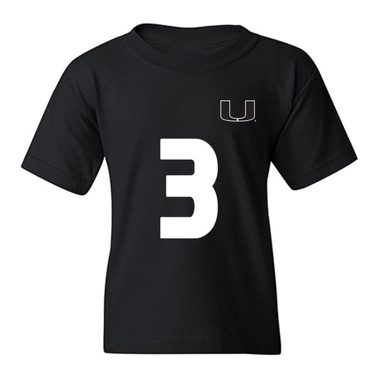 Miami - NCAA Women's Soccer : Noelle Simmons - Replica Shersey Youth T-Shirt-0