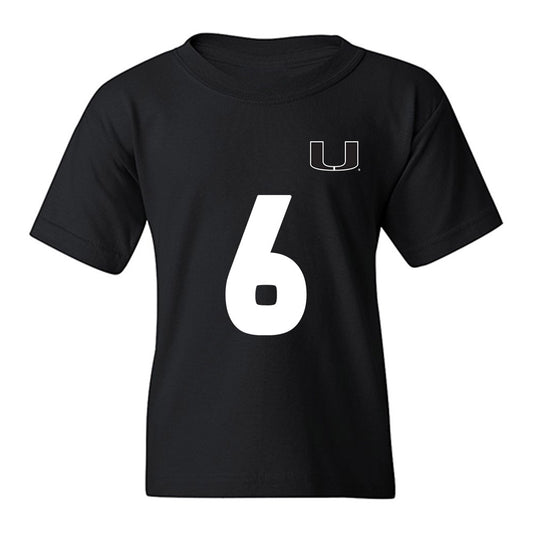 Miami - NCAA Women's Soccer : Jaileah Mcpherson - Replica Shersey Youth T-Shirt-0