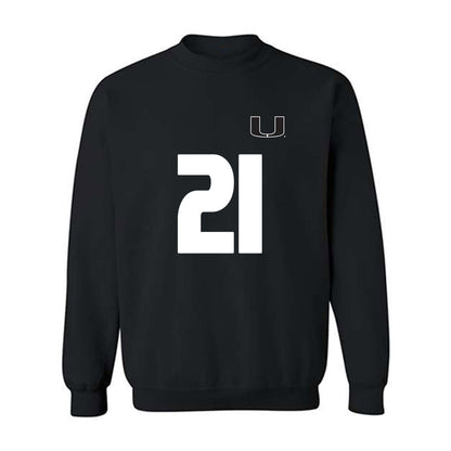 Miami - NCAA Women's Soccer : Carlie Wysocki - Replica Shersey Crewneck Sweatshirt-0