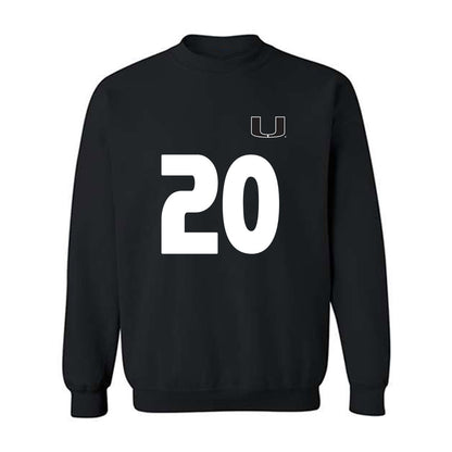 Miami - NCAA Women's Soccer : Grace Mensah - Replica Shersey Crewneck Sweatshirt-0