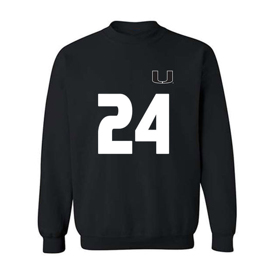 Miami - NCAA Women's Soccer : Alyssa Stephenson - Replica Shersey Crewneck Sweatshirt-0