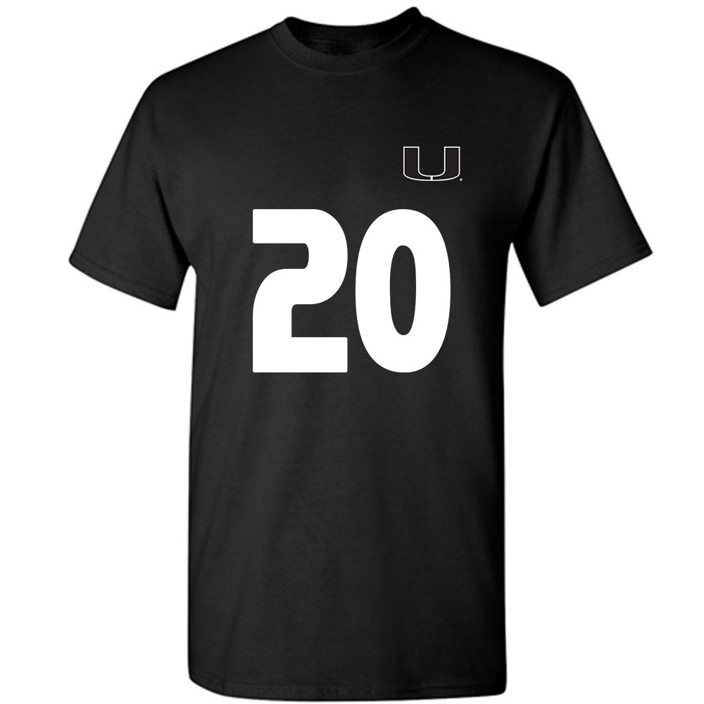 Miami - NCAA Women's Soccer : Grace Mensah - Replica Shersey T-Shirt-0