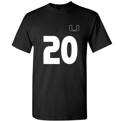 Miami - NCAA Women's Soccer : Grace Mensah - Replica Shersey T-Shirt-0