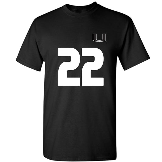 Miami - NCAA Women's Soccer : Sara Groseibl - Replica Shersey T-Shirt-0