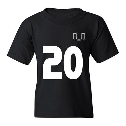 Miami - NCAA Women's Soccer : Grace Mensah - Replica Shersey Youth T-Shirt-0