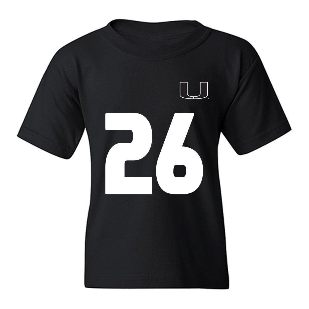 Miami - NCAA Women's Soccer : Dakota Harrell - Replica Shersey Youth T-Shirt-0