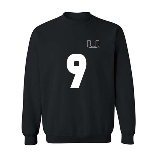 Miami - NCAA Women's Soccer : Zoie Fontenot - Replica Shersey Crewneck Sweatshirt-0