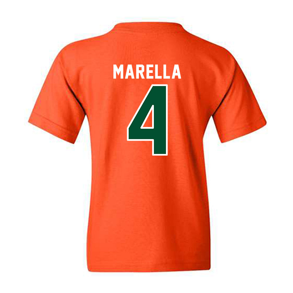 Miami - NCAA Women's Soccer : samantha marella - Replica Shersey Youth T-Shirt-1