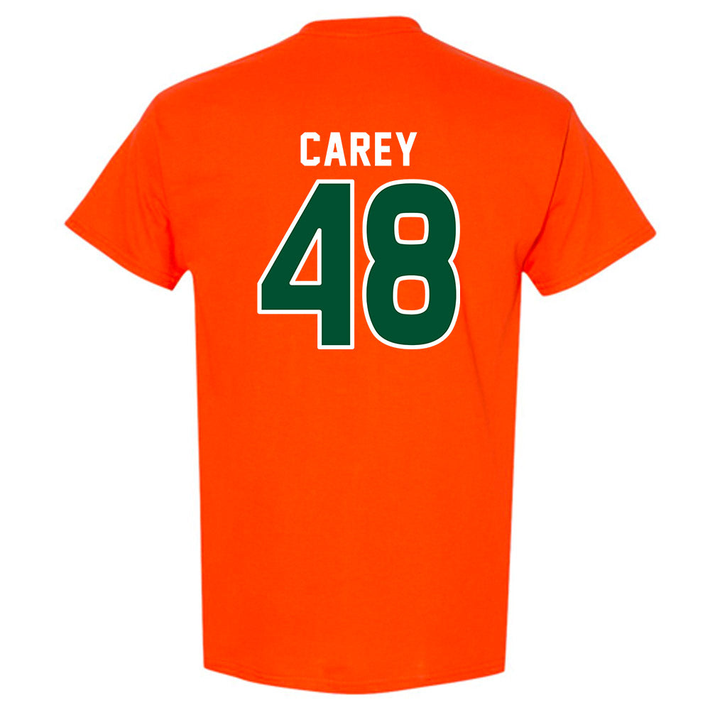 Miami - NCAA Women's Soccer : sage carey - Replica Shersey T-Shirt-1