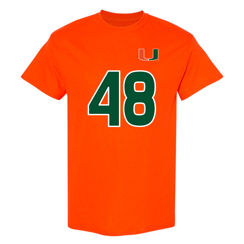 Miami - NCAA Women's Soccer : sage carey - Replica Shersey T-Shirt-0