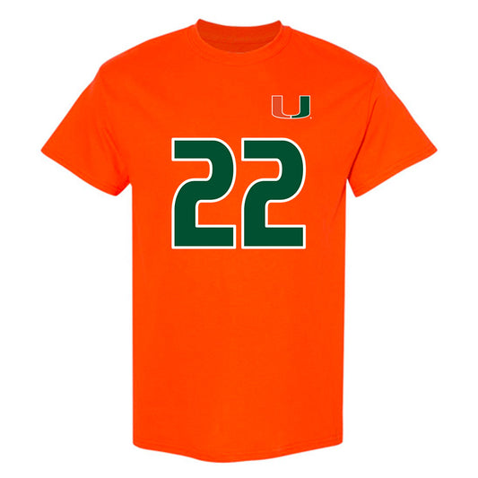 Miami - NCAA Women's Soccer : Sara Groseibl - Replica Shersey T-Shirt-0
