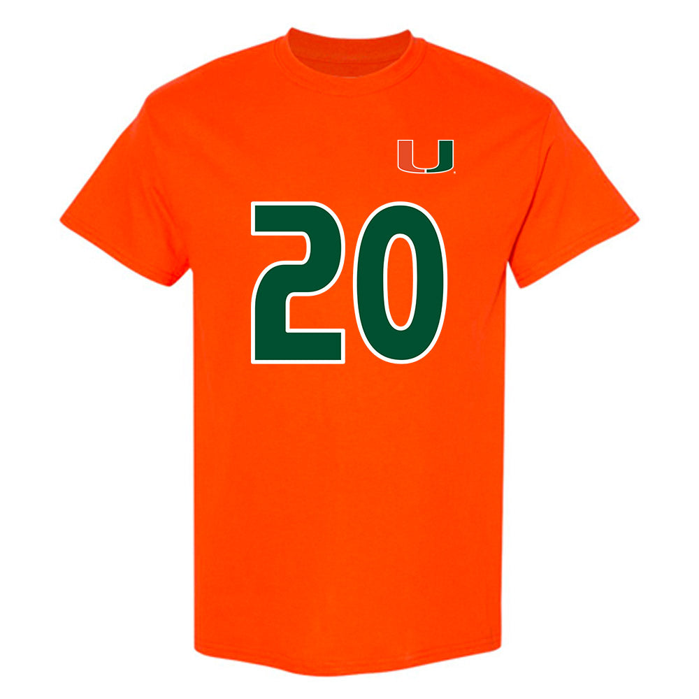 Miami - NCAA Women's Soccer : Grace Mensah - Replica Shersey T-Shirt-0