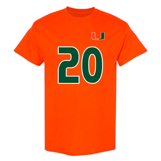 Miami - NCAA Women's Soccer : Grace Mensah - Replica Shersey T-Shirt-0