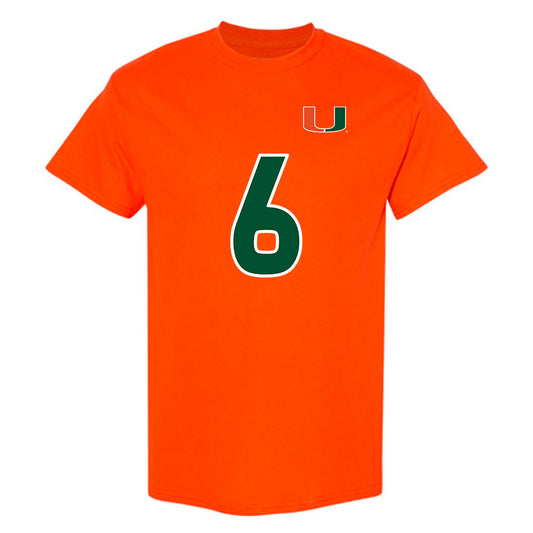 Miami - NCAA Women's Soccer : Jaileah Mcpherson - Replica Shersey T-Shirt-0