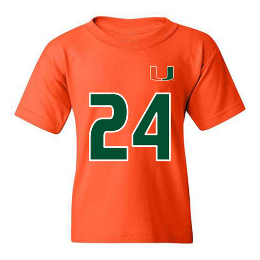 Miami - NCAA Women's Soccer : Alyssa Stephenson - Replica Shersey Youth T-Shirt-0