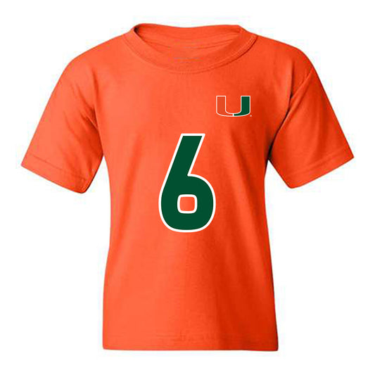 Miami - NCAA Women's Soccer : Jaileah Mcpherson - Replica Shersey Youth T-Shirt-0