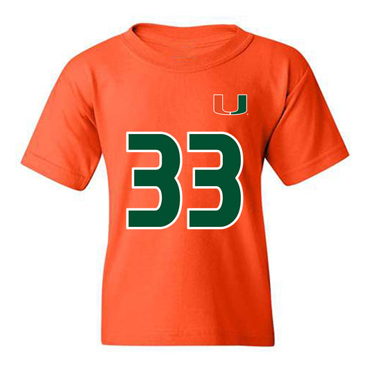 Miami - NCAA Women's Soccer : Atlee Olofson - Replica Shersey Youth T-Shirt-0