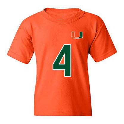Miami - NCAA Women's Soccer : samantha marella - Replica Shersey Youth T-Shirt-0