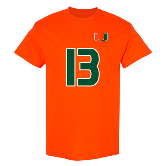 Miami - NCAA Women's Soccer : Crosby Nicholson - Replica Shersey T-Shirt-0