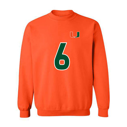 Miami - NCAA Women's Soccer : Jaileah Mcpherson - Replica Shersey Crewneck Sweatshirt-0