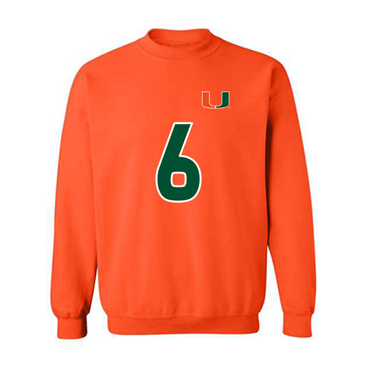 Miami - NCAA Women's Soccer : Jaileah Mcpherson - Replica Shersey Crewneck Sweatshirt-0
