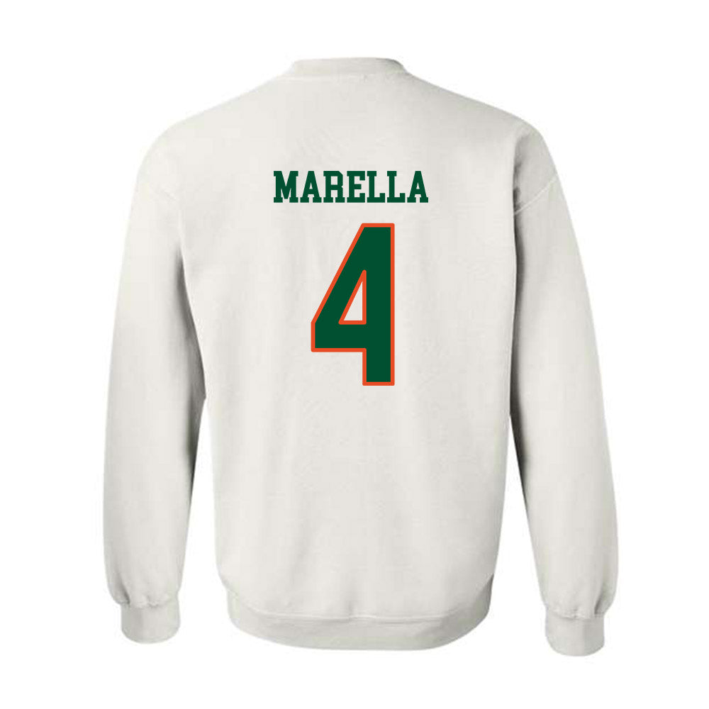 Miami - NCAA Women's Soccer : samantha marella - Replica Shersey Crewneck Sweatshirt-1