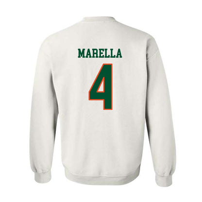 Miami - NCAA Women's Soccer : samantha marella - Replica Shersey Crewneck Sweatshirt-1