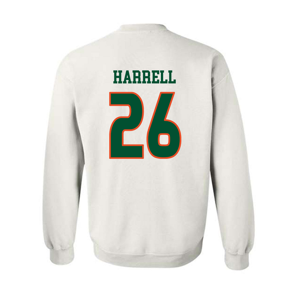 Miami - NCAA Women's Soccer : Dakota Harrell - Replica Shersey Crewneck Sweatshirt-1