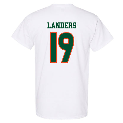 Miami - NCAA Women's Soccer : Maddie Landers - Replica Shersey T-Shirt-1