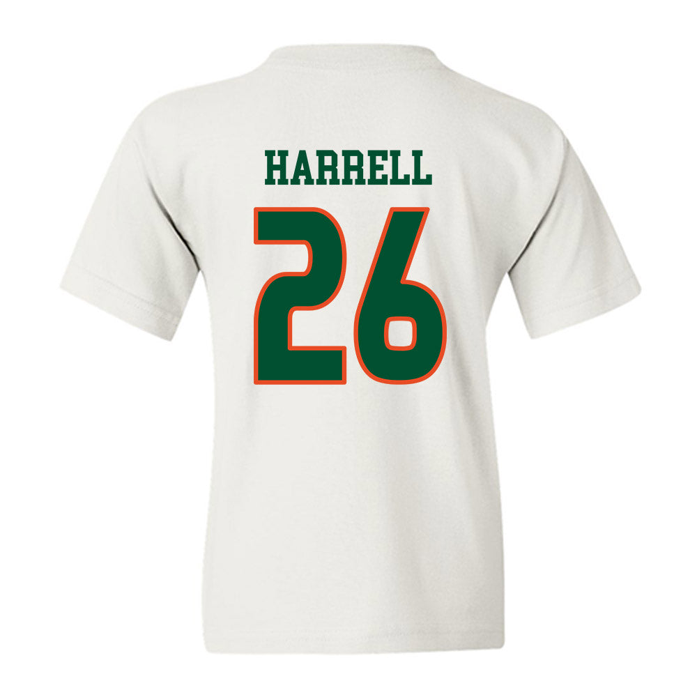 Miami - NCAA Women's Soccer : Dakota Harrell - Replica Shersey Youth T-Shirt-1