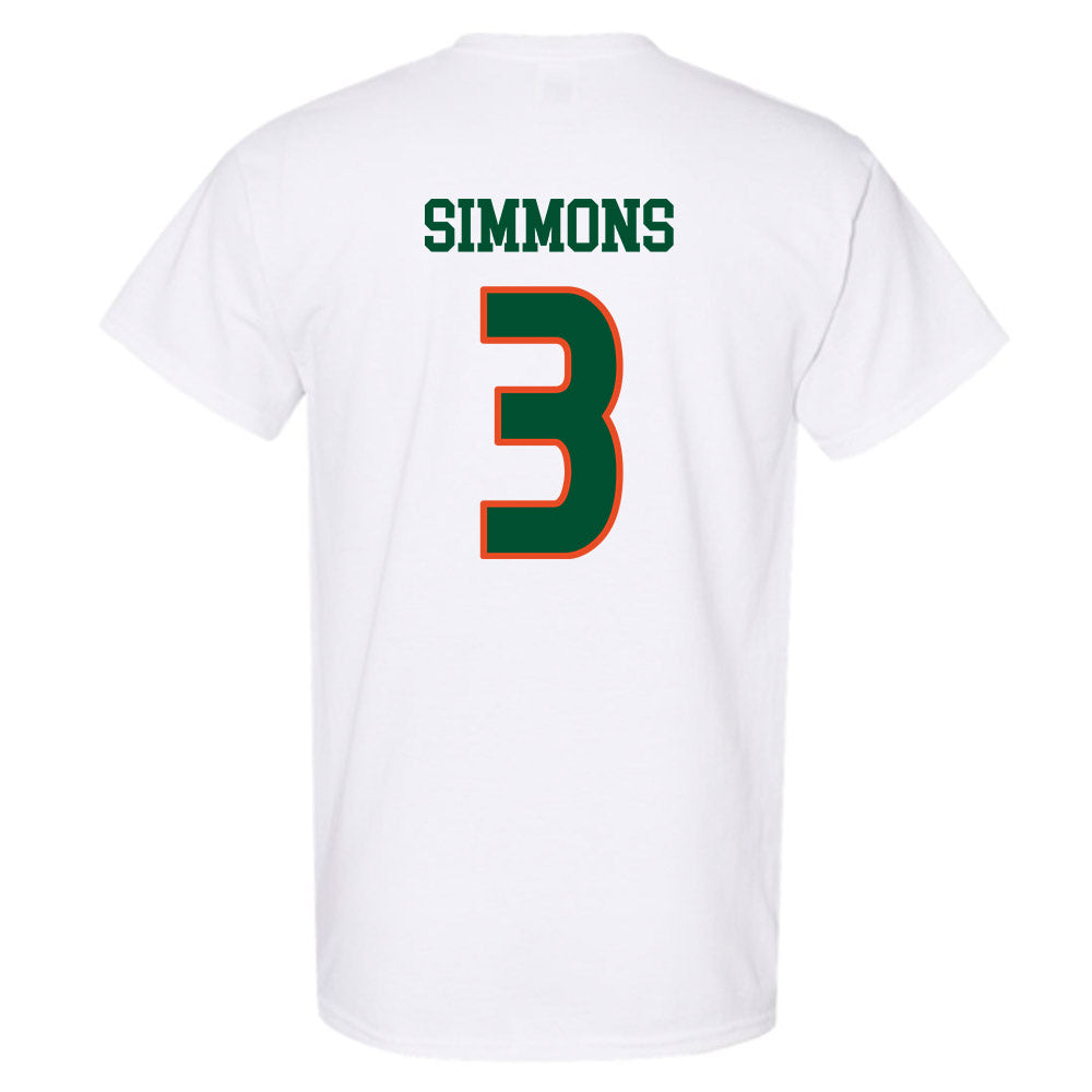 Miami - NCAA Women's Soccer : Noelle Simmons - Replica Shersey T-Shirt-1