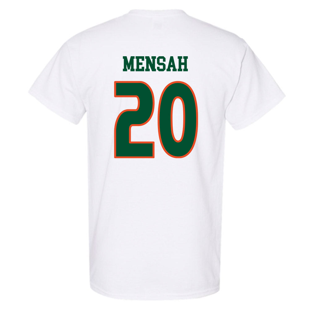 Miami - NCAA Women's Soccer : Grace Mensah - Replica Shersey T-Shirt-1