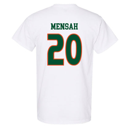Miami - NCAA Women's Soccer : Grace Mensah - Replica Shersey T-Shirt-1