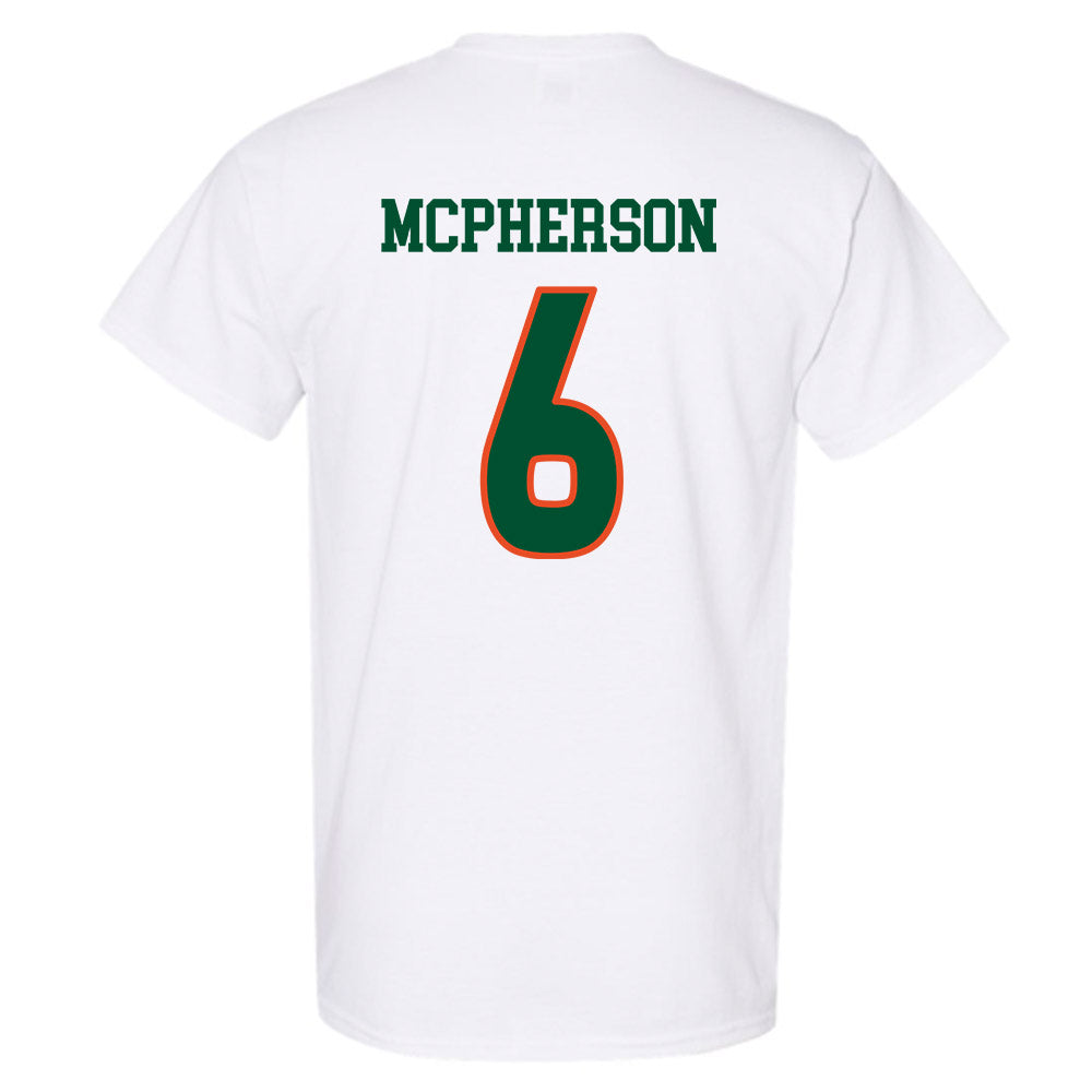 Miami - NCAA Women's Soccer : Jaileah Mcpherson - Replica Shersey T-Shirt-1