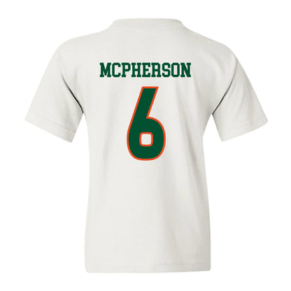 Miami - NCAA Women's Soccer : Jaileah Mcpherson - Replica Shersey Youth T-Shirt-1