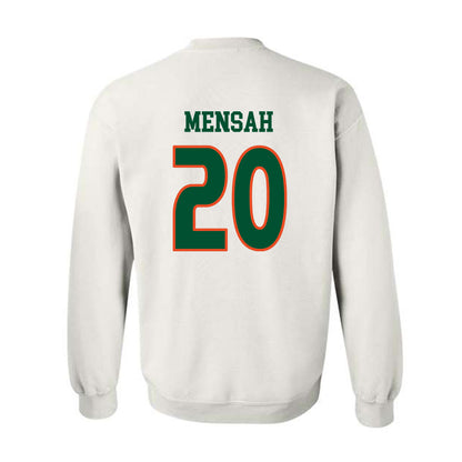 Miami - NCAA Women's Soccer : Grace Mensah - Replica Shersey Crewneck Sweatshirt-1