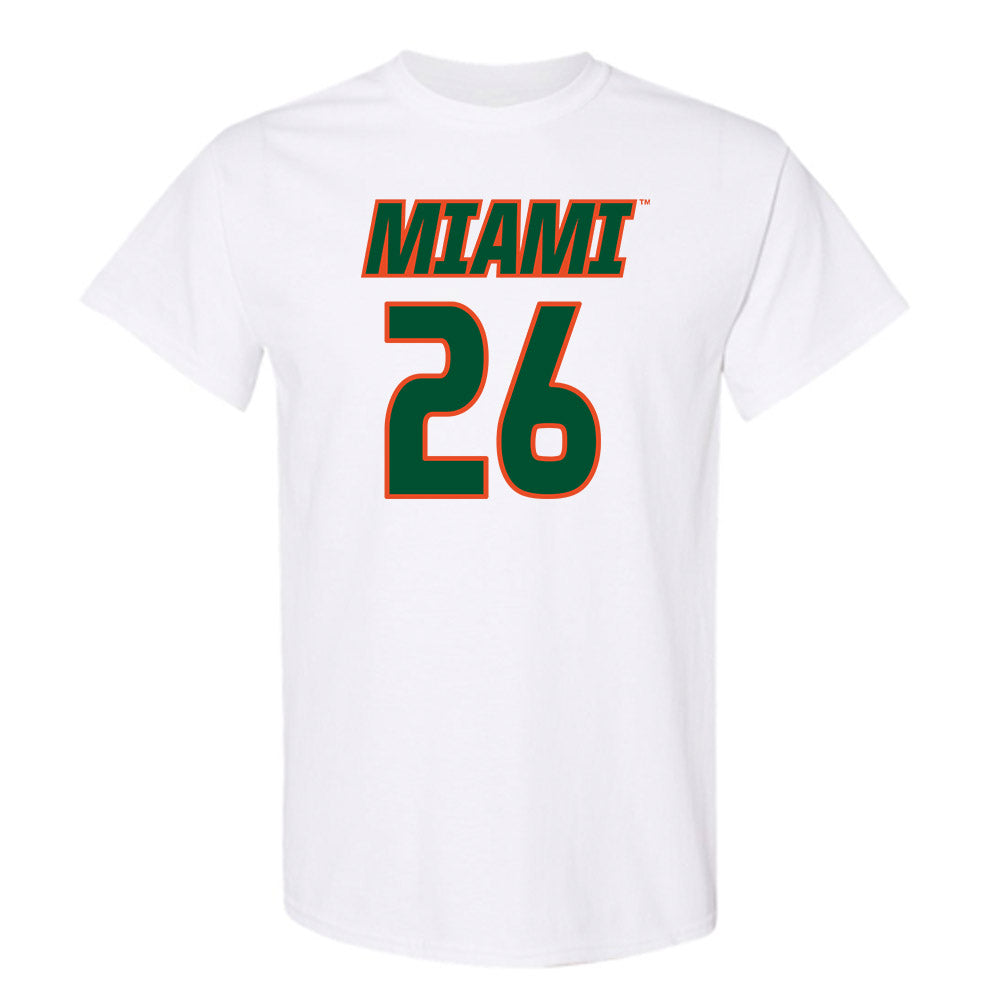 Miami - NCAA Women's Soccer : Dakota Harrell - Replica Shersey T-Shirt-0