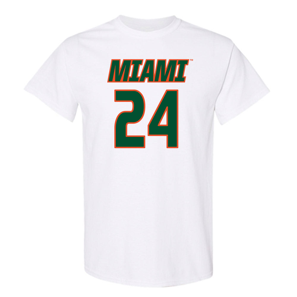 Miami - NCAA Women's Soccer : Alyssa Stephenson - Replica Shersey T-Shirt-0